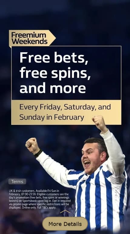 Free bets and free spins at WILLIAM HILL