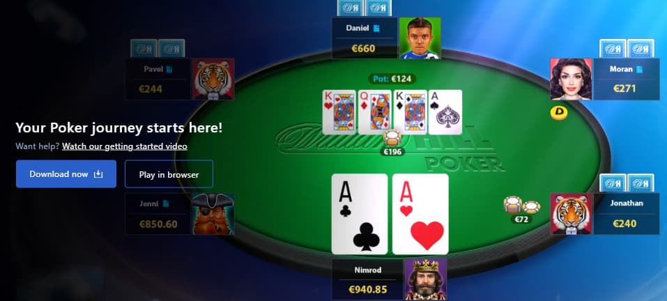 Online Casino Poker in New Zealand at WILLIAM HILL